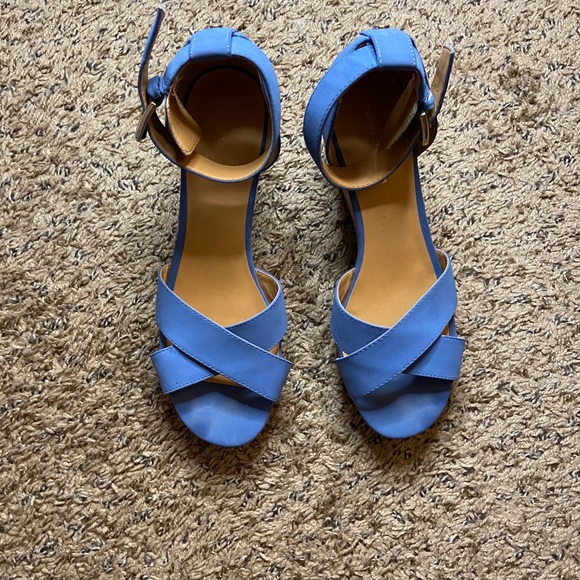 Blue Tommy Hilfiger Wedges - Picture 3 of 4